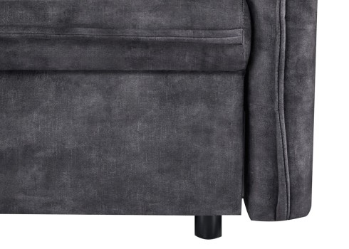 Diivanvoodi APARTMENT tumehall, 215x100xH90 cm