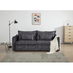 Diivanvoodi APARTMENT tumehall, 215x100xH90 cm