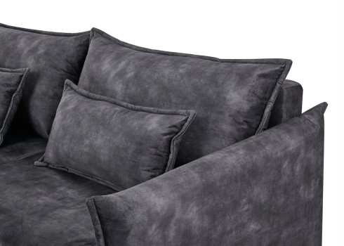 Diivanvoodi APARTMENT tumehall, 215x100xH90 cm