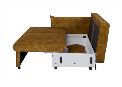 Diivanvoodi APARTMENT kollane, 215x100xH90 cm