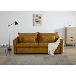 Diivanvoodi APARTMENT kollane, 215x100xH90 cm