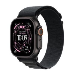 Apple Watch Ultra 35G49Black Ti, Black Alpine Loop, L