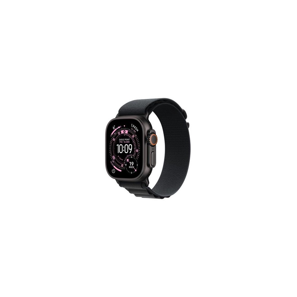 Apple Watch Ultra 35G49Black Ti, Black Alpine Loop, L