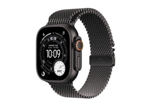 Apple Watch Ultra 35G49Black Ti, Black Ti Milanese Loop, L