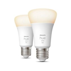Philips Hue White 2700K A60 E27 9W BT-Zigbee 2tk