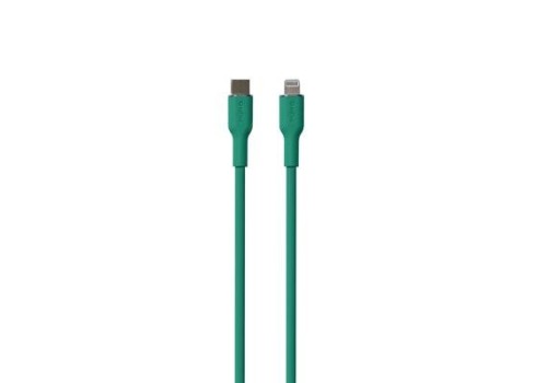 Kaabel Puro Soft USB-C-Lightning, 1,5 m, roheline