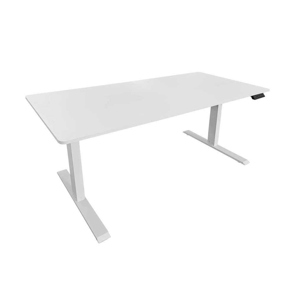 Elektriliselt reguleeritav kirjutuslaud DESK valge, 140x60xH72 cm, kontorimööbel, kirjutuslauad, reguleeritavad kirjutuslauad
