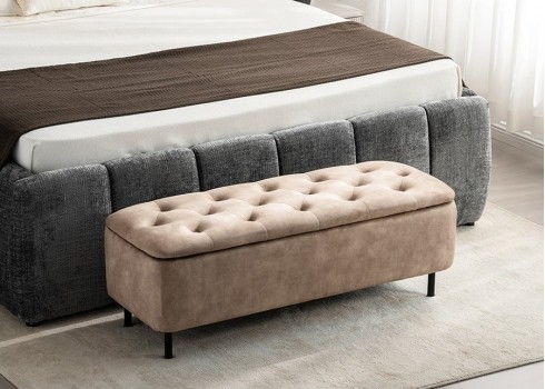 Pink panipaigaga EN VOGUE beež, 120x45xH43 cm