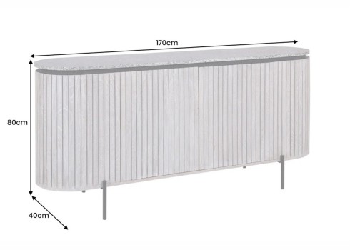 Kummut ADLON hall, 170x40xH80 cm