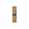 Vitriinkapp CITY tamm / antratsiit, 50x40xH200 cm