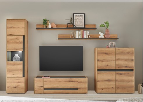 Tv-alus CITY tamm / antratsiit, 140x45xH42 cm