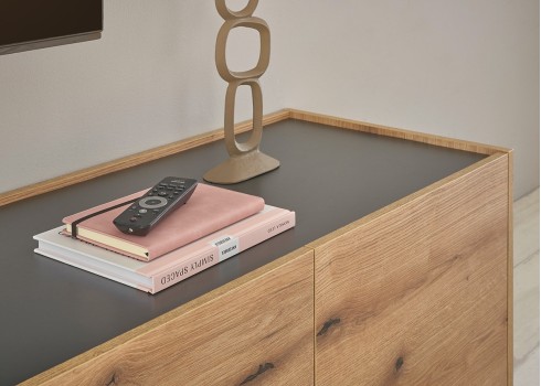 Tv-alus CITY tamm / antratsiit, 140x45xH42 cm