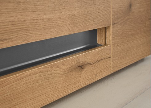 Tv-alus CITY tamm / antratsiit, 224x45xH42 cm