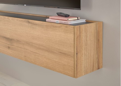 Tv-alus CITY tamm / antratsiit, 150x30xH35 cm