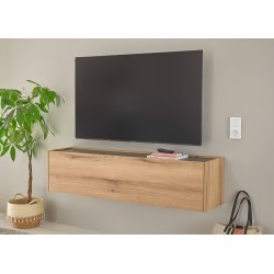Tv-alus CITY tamm / antratsiit, 150x30xH35 cm