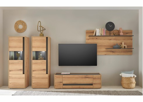 Seinariiul CITY tamm / antratsiit, 150x21xH80 cm