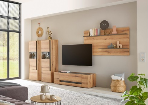 Seinariiul CITY tamm / antratsiit, 150x21xH80 cm