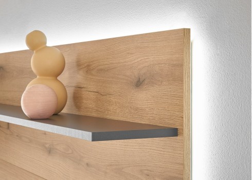 Seinariiul CITY tamm / antratsiit, 150x21xH80 cm