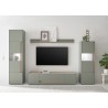 Tv-alus CITY roheline / tamm, 170x45xH42 cm