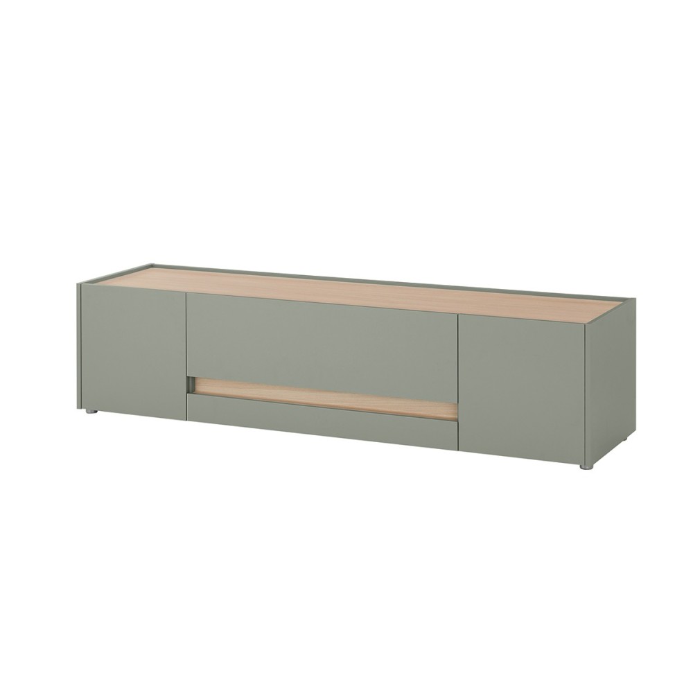 Tv-alus CITY roheline / tamm, 170x45xH42 cm