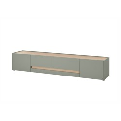 Tv-alus CITY roheline / tamm, 224x45xH42 cm