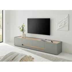 Tv-alus CITY roheline / tamm, 224x45xH42 cm
