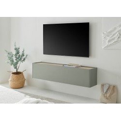 Tv-alus CITY roheline / tamm, 150x30xH35 cm