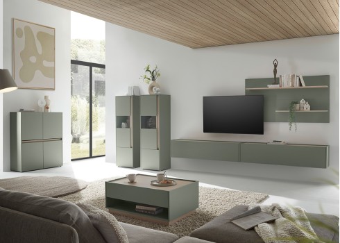 Kapp CITY roheline / tamm, 100x40xH122 cm