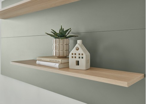 Seinariiul CITY roheline / tamm, 150x21xH80 cm