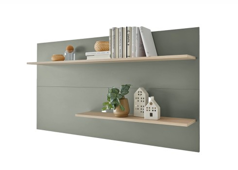Seinariiul CITY roheline / tamm, 150x21xH80 cm