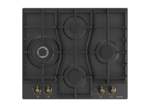 Gaasiplaat Gorenje, retro, must