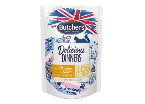 Butchers Delic. Dinner kassi einekotike kana-maks 100 g