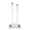 Cable SBS Coiled USB-C-USB-C 17-100cm White