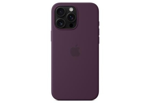 iPhone16 Pro Max Silicone Case with MagSafe - Plum