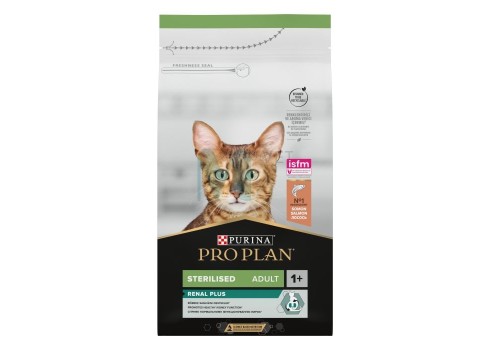 PRO PLAN KASSI TÄISSÖÖT STERIL. RENAL LÕHE 1,5KG