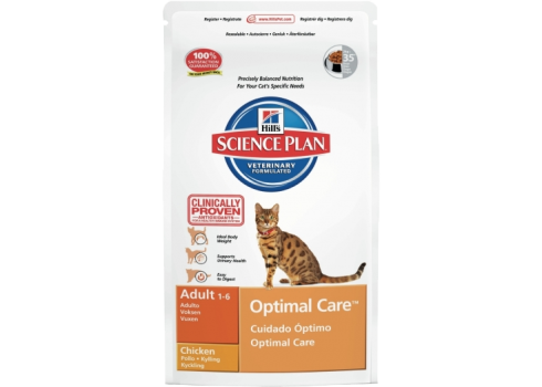 HILL'S SP FELINE OPTIMAL CARE ADULT CHICKEN kassitoit 10 KG