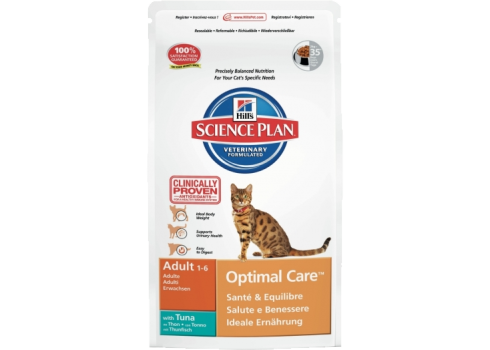 HILL'S SP FELINE OPTIMAL CARE ADULT TUNA kassitoit 10kg