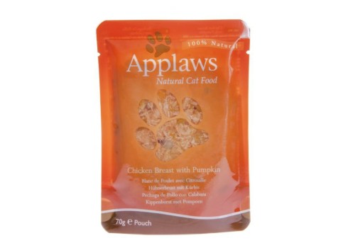 Applaws kana ja kõrvitsaga konserv kassidele 12x70g