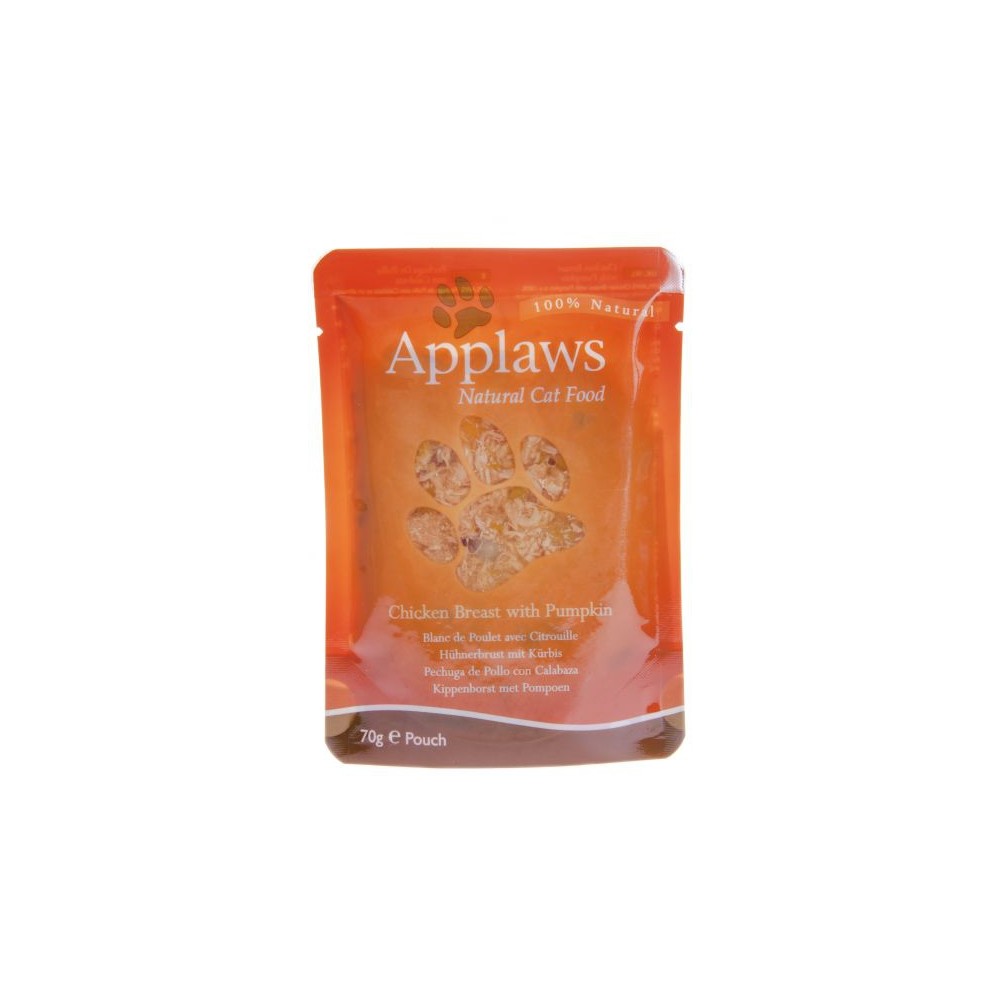 Applaws kana ja kõrvitsaga konserv kassidele 12x70g