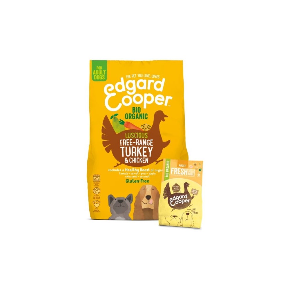 EDGARD COOPER KOERA TÄISSÖÖT FREE-RANGE KALKUN/KANA 2,5KG