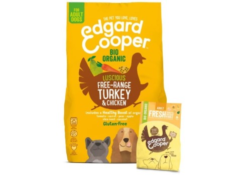 EDGARD COOPER KOERA TÄISSÖÖT FREE-RANGE KALKUN/KANA 7KG