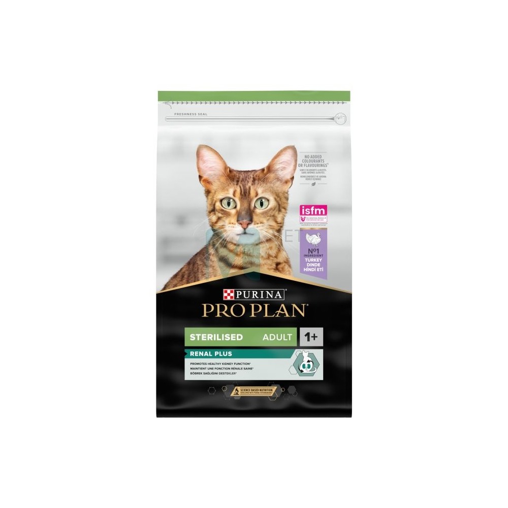 PRO PLAN KASSI TÄISSÖÖT STERIL. RENAL KALKUN 10KG