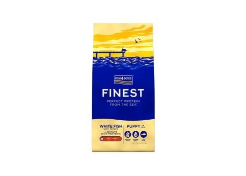 Fish4Dogs kutsika koeratoit valge kala väike graanul 6kg