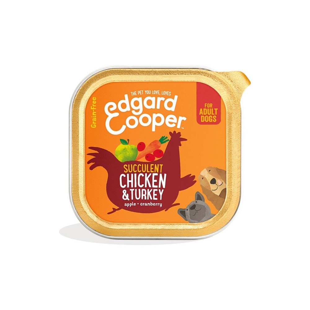 Edgard Cooper konserv koerale, kana- ja kalkunilihaga 150 g