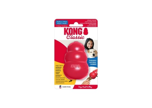 KONG Classic täidetav mänguasi, M, punane