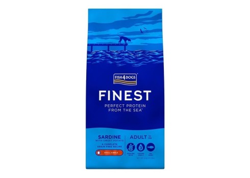 Fish4Dogs Small kuivtoit täiskasvanud koertele sardiiniga 1,5 kg
