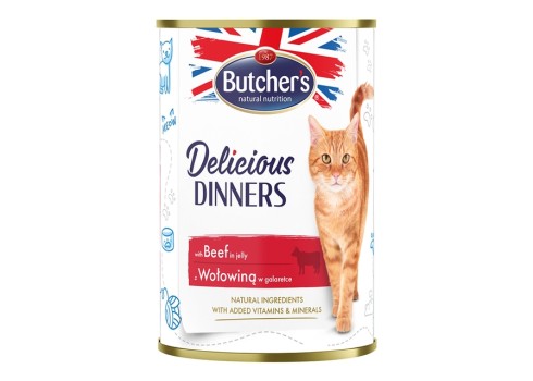 Butcher's kassi konserv Delicious Dinner veiselihatükkidega 400g