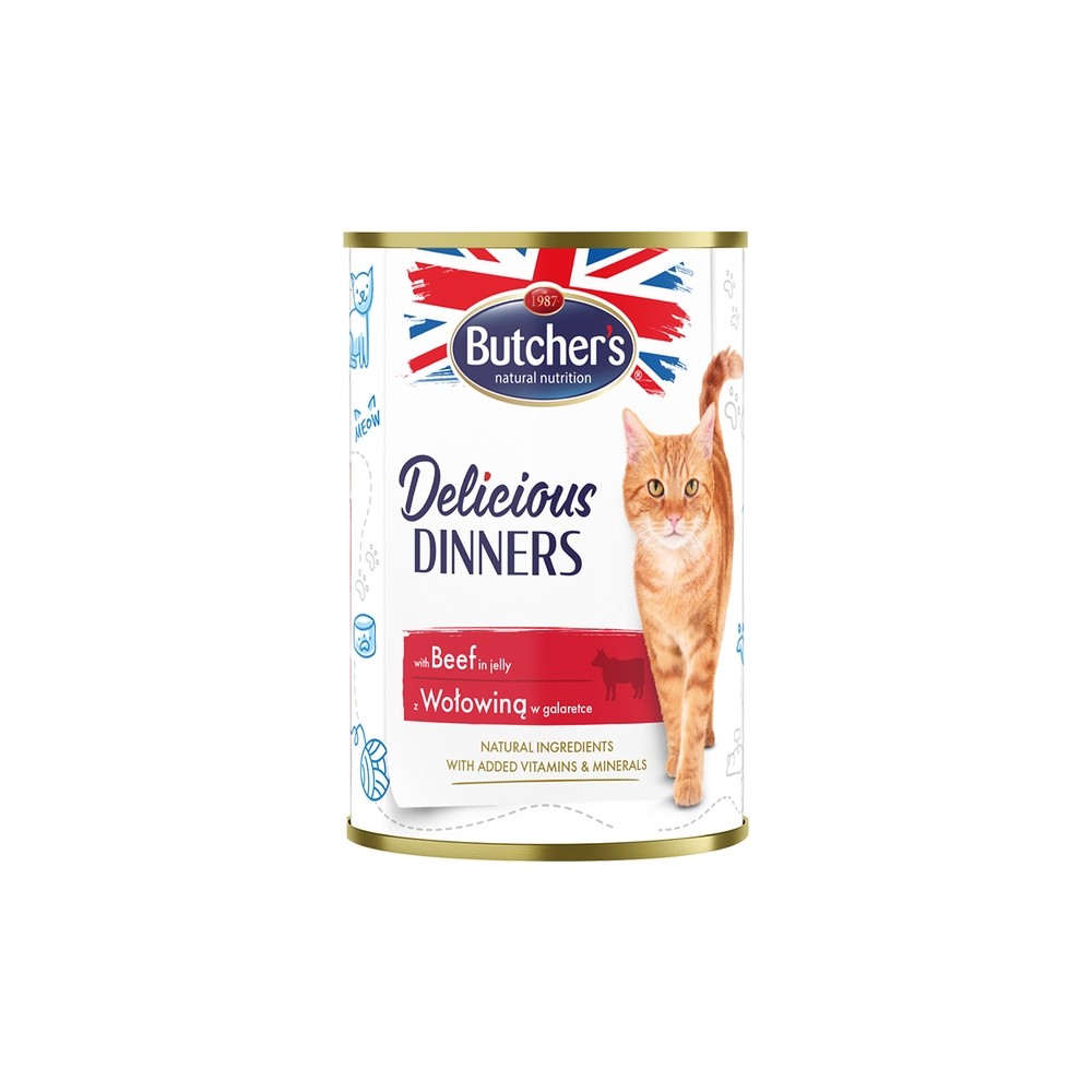 Butcher's kassi konserv Delicious Dinner veiselihatükkidega 400g