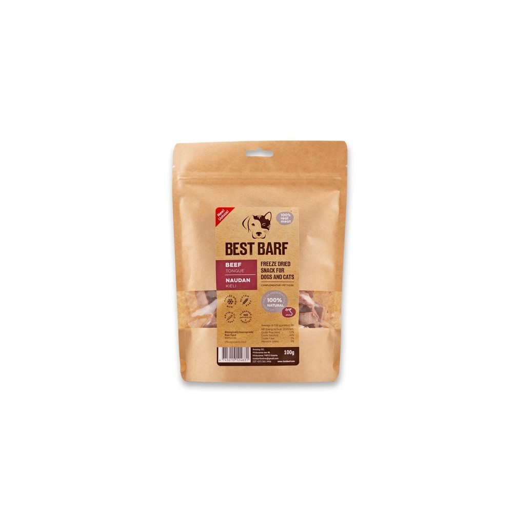 Best Barf külmkuivatatud maius, veisekeel 100g