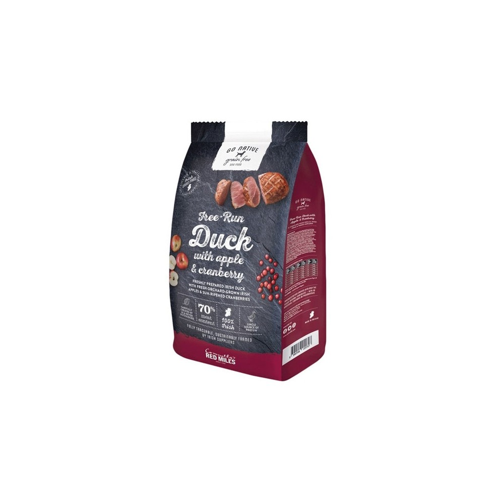 Go Native kuivtoit koertele pardi, õuna ja jõhvikatega, 12 kg